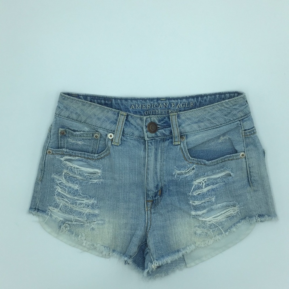 American Eagle Hi-Rise Festival shorts 00